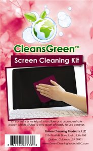 CleansGreen - Screen Cleaning Kit Label