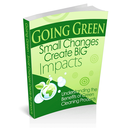 Going Green - Green Cleaning Ebook