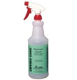 Green Cleaning Products offers Spray Bottle for EnviroCare Washroom Cleaner