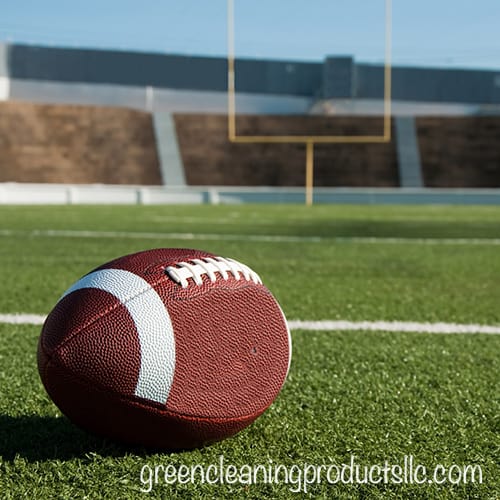 Green Cleaning Products - A fun football checklist