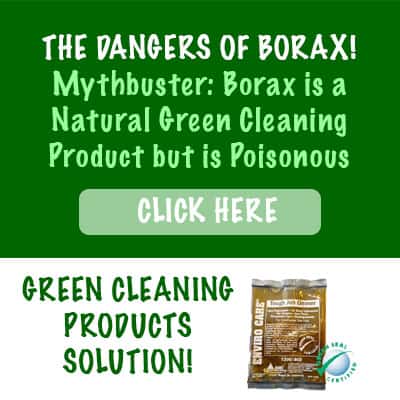 Green cleaning products - dangers of borax