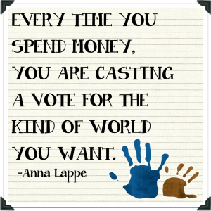 Anna-Lappe-Quote from Green Cleaning Products