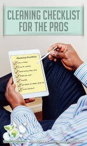 Cleaning Checklist for the Pros