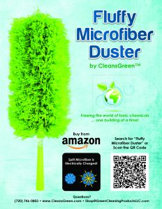 Fluffy Microfiber Duster by CleansGreen