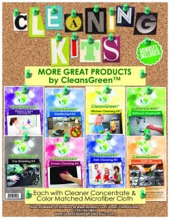 CleansGreen Cleaning Kits from Green Cleaning Products LLC