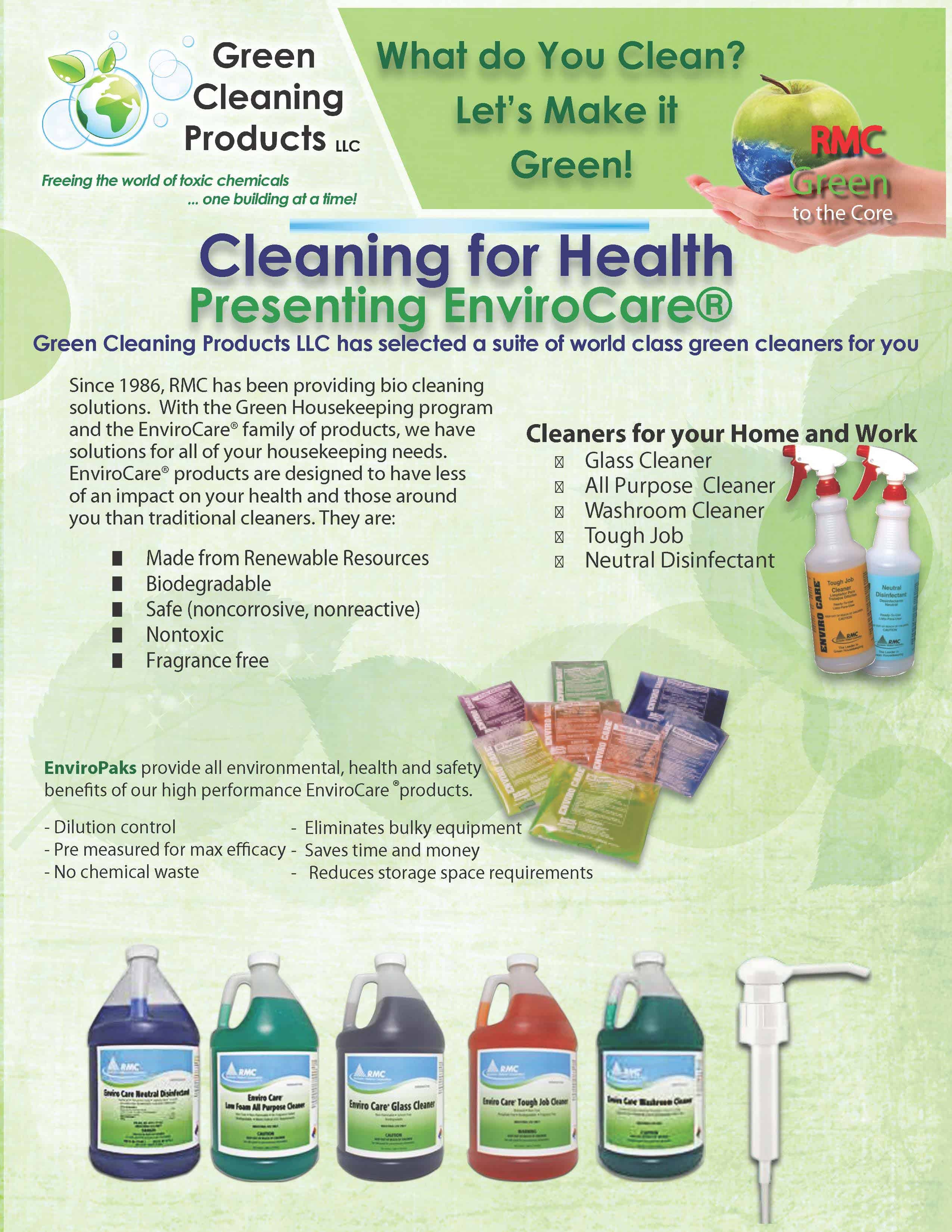 Cleaning supply marketing samples