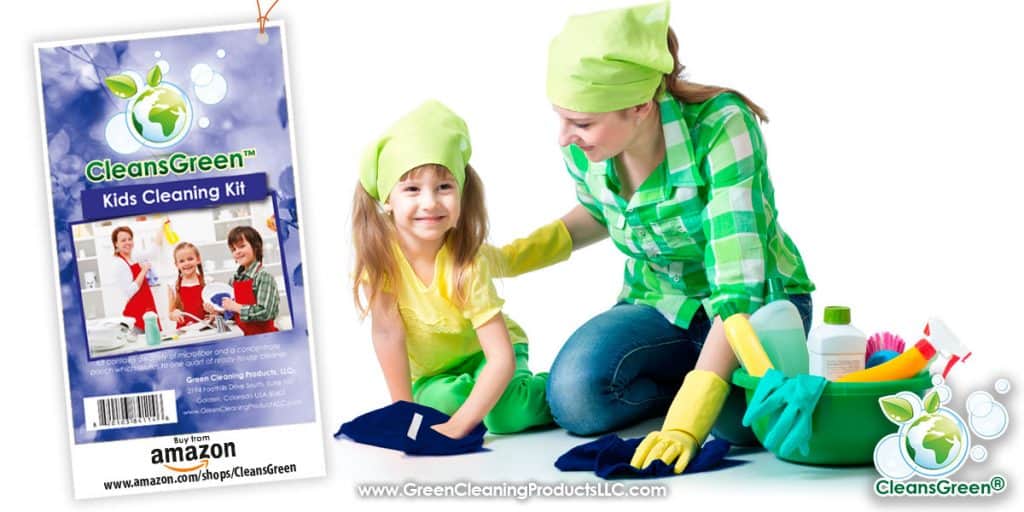 CleansGreen Kids Cleaning Kit from Green Cleaning Products LLC