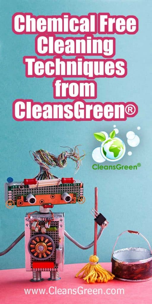 Chemical Free Cleaning Techniques from CleansGreen.... Cancer, Migraines, Fibromyalgia, Autism, Asthma, Reproductive Dysfunction, Chronic Fatigue Syndrome, are some of the illnesses that have in some form of other been potentially linked to excessive exposure to chemicals.  All the more reason to seek chemical free cleaning solutions.